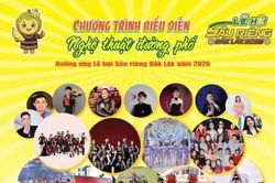 Dời lịch biểu diễn nghệ thuật đường phố hưởng ứng Lễ hội Sầu riêng đến cuối tháng 8/2026