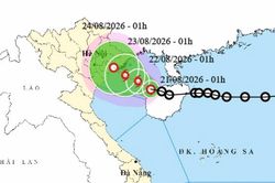 Áp thấp nhiệt đới vào Vịnh Bắc Bộ, miền Bắc mưa lớn kéo dài