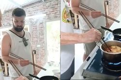 Xem khách Tây rán nem, sốt đậu, dân mạng trêu 'đi du lịch hay học lỏm nấu ăn'