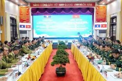Tăng cường hợp tác giữa Bộ đội Biên phòng tỉnh Nghệ An với Bộ Chỉ huy Quân sự, Công an 3 tỉnh giáp biên của Lào
