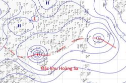 Bão số 4 di chuyển chậm, gây mưa lớn ở phía Đông Bắc Bộ và Thanh Hóa