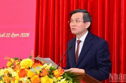 Giám đốc Học viện Chính trị quốc gia Hồ Chí Minh tiếp Đoàn lãnh đạo trẻ ba Đảng Việt Nam-Lào-Campuchia
