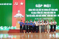 Vùng Cảnh sát biển 2 hướng về Cuộc thi 'Em yêu biển, đảo quê hương'