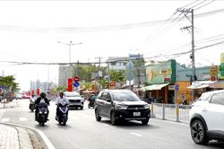 Đường Lò Lu hoàn thành, rộng thênh thang