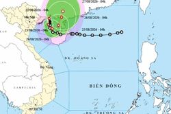 B&atilde;o số 4 v&agrave;o v&ugrave;ng biển Quảng Ninh - Hải Ph&ograve;ng, c&oacute; nơi mưa tr&ecirc;n 600mm