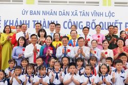 Xã Tân Vĩnh Lộc khánh trường trường tiểu học trên 230 tỷ đồng