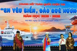 Đội Bạch Long Vĩ giành giải Nhất cuộc thi 'Em yêu biển, đảo quê hương'