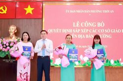 TPHCM: Hàng loạt trường bổ nhiệm hiệu trưởng, hiệu phó mới sau sắp xếp trường học