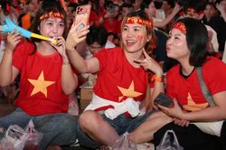 TPHCM 'nóng rực' cùng đội tuyển Việt Nam
