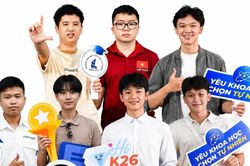 Thủ khoa, huy chương Olympic, gương mặt Olympia là tân sinh viên trường tự nhiên