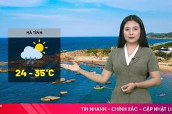 Dự báo thời tiết Hà Tĩnh ngày 22/8: Đêm có mưa, ngày nắng gián đoạn