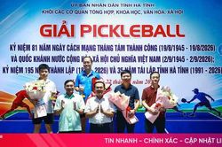 Sôi nổi giải pickleball 2026 của khối thi đua các cơ quan