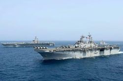 Tàu sân bay Mỹ gặp sự cố lên đường về nước sau đợt triển khai kỷ lục dài 9 tháng