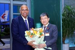 Chủ tịch Quốc hội Côte d'Ivoire đến Hà Nội, bắt đầu thăm chính thức Việt Nam
