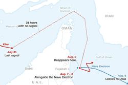 T&agrave;u chở dầu 't&agrave;ng h&igrave;nh' qua eo biển Hormuz như thế n&agrave;o?