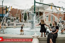 Đài phun nước độc đáo quy tụ những 'thú cưng' đáng yêu