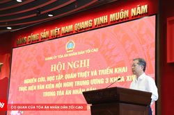 Đưa tinh thần và quyết sách của Hội nghị Trung ương 3 khóa XIV vào thực tiễn hoạt động của Tòa án nhân dân