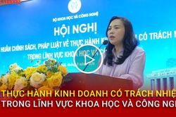 Thực hành kinh doanh có trách nhiệm trong lĩnh vực khoa học và công nghệ