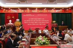 Bảo tàng Đảng Cộng sản Việt Nam tiếp nhận 197 tư liệu, kỷ vật lịch sử