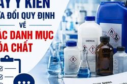 Bộ Công Thương lấy ý kiến sửa đổi quy định về các danh mục hóa chất
