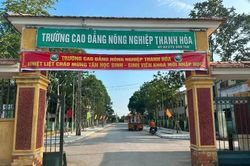 Sáp nhập trường Trung cấp nghề Kỹ nghệ Thanh Hóa vào trường Cao đẳng Nông nghiệp Thanh Hóa