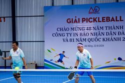 Sôi nổi giải Pickleball Nhà in Báo Nhân Dân Đà Nẵng năm 2026