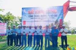 Xã Thăng Bình khởi công đường Đ5 nối dài