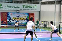 Hơn 50 vận động viên tham dự Giải Pickleball phường Điện Bàn Bắc mở rộng