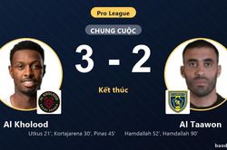 Đ&aacute;nh bại Al Taawon 3-2 nghẹt thở, Al Kholood chặn đứng nỗ lực rượt đuổi của đối thủ
