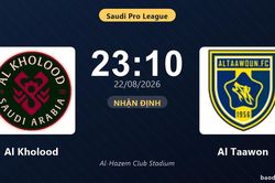 Nhận định Al Kholood vs Al Taawon: đội hình dự kiến