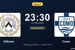 Nhận định Udinese vs Como: đội hình dự kiến
