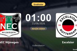 Trận NEC Nijmegen vs Excelsior bị hoãn