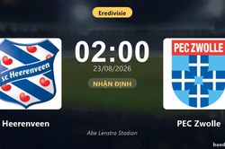 Nhận định Heerenveen vs PEC Zwolle: Điểm n&oacute;ng cuộc đua tốp đầu