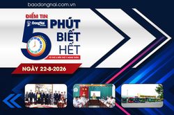 Điểm tin ‘5 phút biết hết’ sáng 22-8: Điều chỉnh phân luồng, tổ chức giao thông trên đường Đồng Khởi