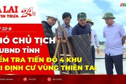 Điểm tin trưa: Phó Chủ tịch UBND tỉnh kiểm tra tiến độ 4 khu tái định cư vùng thiên tai