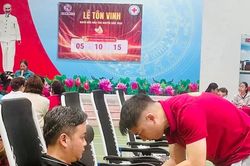 Hơn 500 người dân Gia Lai tham gia hiến máu tình nguyện