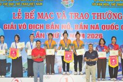 Gia Lai gi&agrave;nh 4 huy chương m&ocirc;n bắn nỏ tại Giải V&ocirc; địch Bắn nỏ, Bắn n&aacute; quốc gia