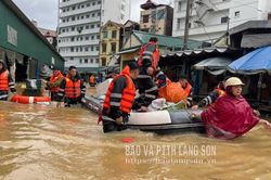 Công an Lạng Sơn chủ động ứng phó với mưa lũ, kịp thời hỗ trợ Nhân dân