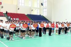 Khai mạc Giải pickleball chào mừng Cách mạng Tháng Tám và Quốc khánh 2/9