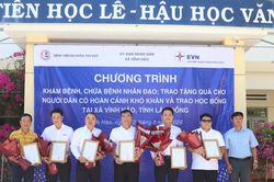 Nhà máy Nhiệt điện Vĩnh Tân 4: Hỗ trợ an sinh xã hội hơn 500 triệu đồng cho xã Vĩnh Hảo