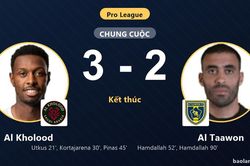 Đ&aacute;nh bại Al Taawon 3-2 kịch t&iacute;nh, Al Kholood đứng vững trước m&agrave;n rượt đuổi nghẹt thở