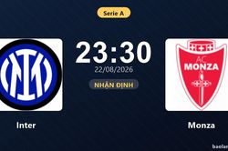 Nhận định Inter vs Monza: đội h&igrave;nh dự kiến