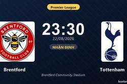 Nhận định Brentford vs Tottenham: đội h&igrave;nh dự kiến