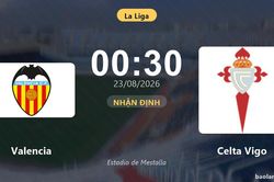 Nhận định Valencia vs Celta Vigo: Điểm nóng cuộc đua tốp đầu