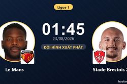TRỰC TIẾPTrực tiếp Le Mans vs Stade Brestois 29: Trận đấu đang diễn ra
