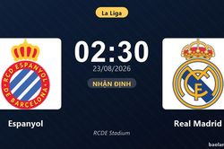 Nhận định Espanyol vs Real Madrid: Cơ hội bám đuổi ngôi đầu