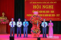 Xã Yên Mô triển khai nhiệm vụ năm học 2026-2027