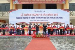 Lễ khánh thành và vận hành thử Trường phổ thông nội trú Tiểu học và THCS Lóng Phiêng