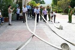 Phú Bài: Huấn luyện nghiệp vụ phòng cháy, chữa cháy và cứu nạn, cứu hộ
