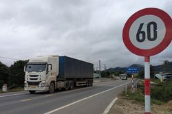 Gia Lai: Khẩn trương điều chỉnh loạt biển báo tốc độ trên quốc lộ 19